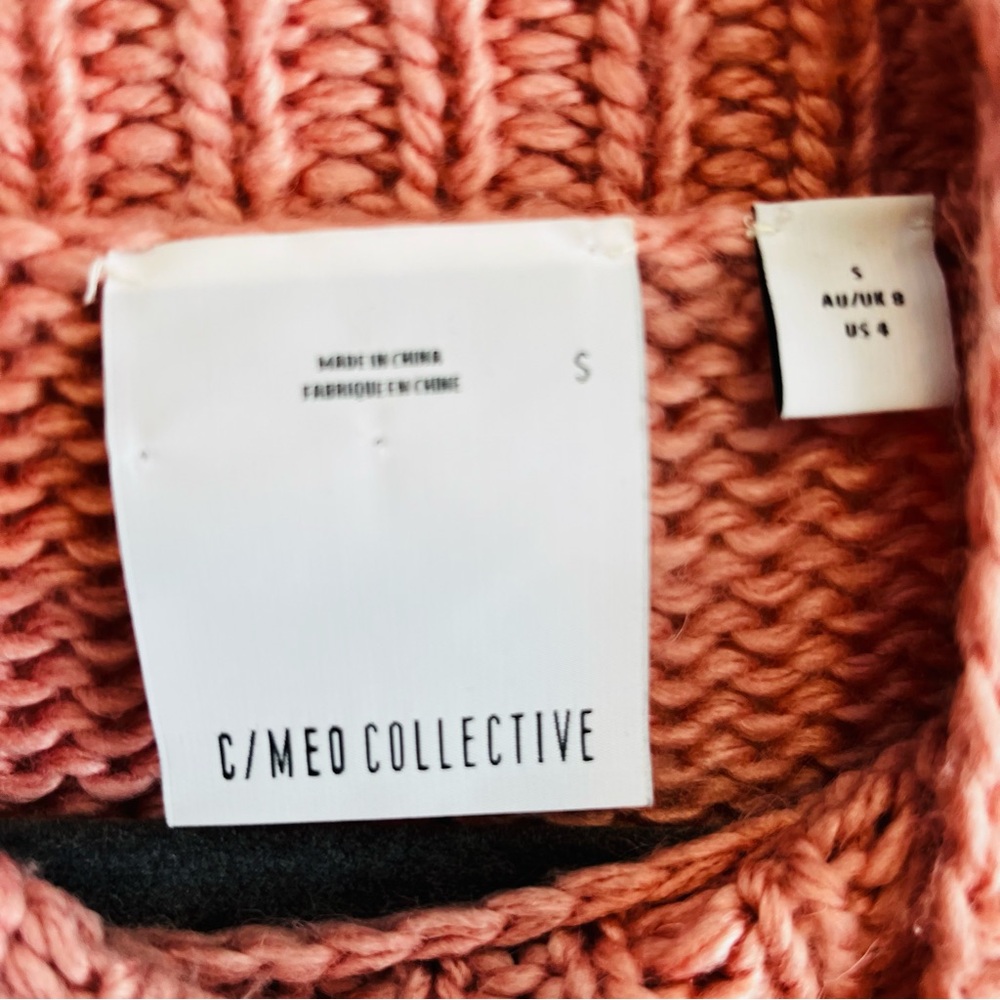 C/MEO Collective Blush Pink Turtleneck Sweater Small - Picture 7 of 13